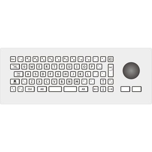 ポインティングデバイス付きキーボード - 2212 series - STORM INTERFACE - テンキー / ステンレス製 / USB