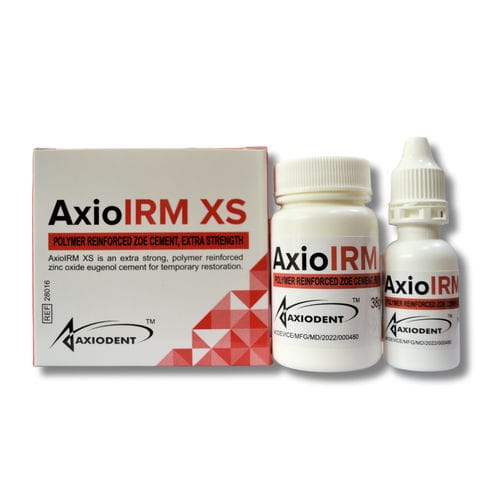 歯の修復用歯科用接着材 - AxioIRM XS - Axiodent - 歯内療法用 / 仮設