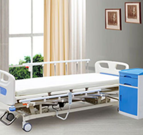 老人ホーム用ベッド - Tianjin Kangli Medical Instrument - 電動式 / 高さ調節可能 / 折りたたみ式