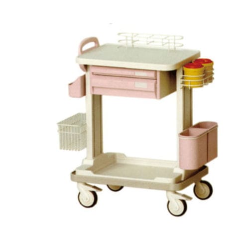 医療用台車 - Tianjin Kangli Medical Instrument - 貯蔵 / 治療用 / プラスチック製