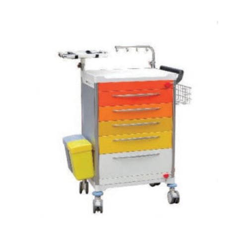 救急用台車 - Meige - Tianjin Kangli Medical Instrument - アルミニウム製 / プラスチック製 / 金属製