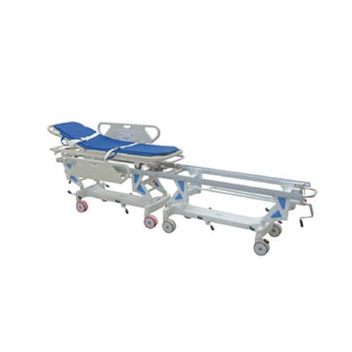 輸送用ストレッチャー - Tianjin Kangli Medical Instrument - 空気圧式 / 高さ調節可能な
