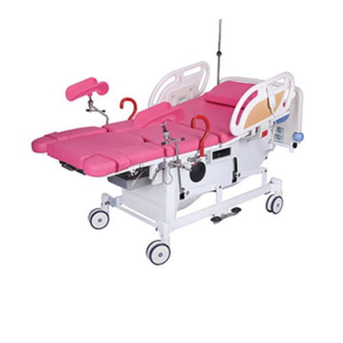 病院用ベッド - 116 jhdc bl - Tianjin Kangli Medical Instrument - 電動式 / キャスター付き / 3セクション