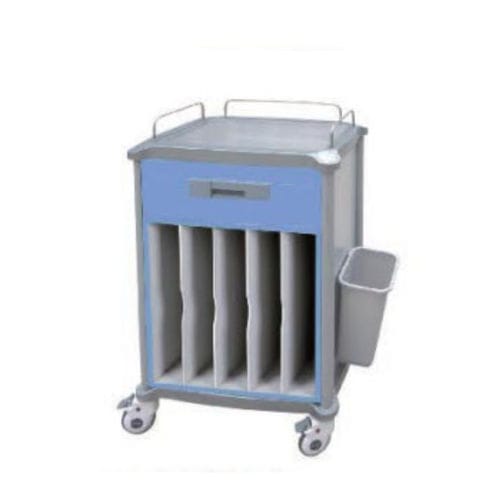 医療用台車 - B 10 - Tianjin Kangli Medical Instrument - 医療書類用 / 貯蔵 / ステンレス製
