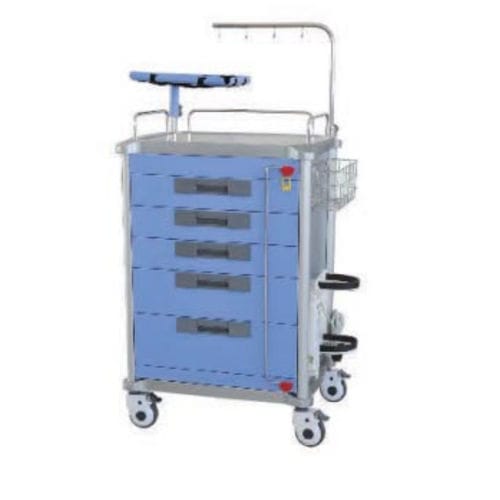 医療用台車 - B 1 - Tianjin Kangli Medical Instrument - 酸素ボンベ用 / 貯蔵 / ステンレス製