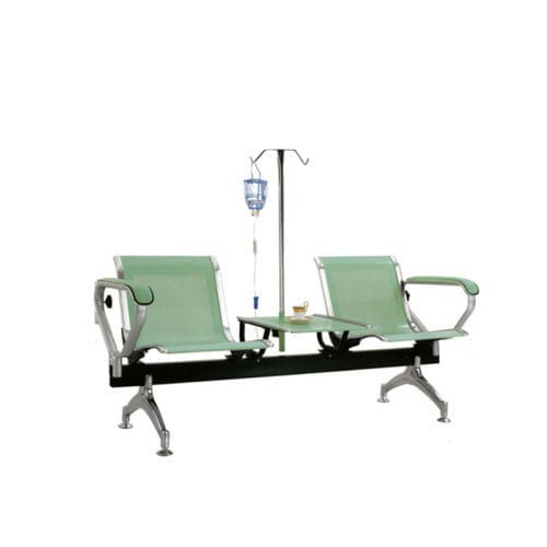 手動式採血用アームチェア - Tianjin Kangli Medical Instrument - 2セクション / 肘掛け付き / 台付き
