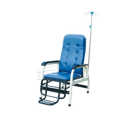 手動式採血用アームチェア - Tianjin Kangli Medical Instrument - 2セクション / レッグレスト付き / 高さ固定タイプ