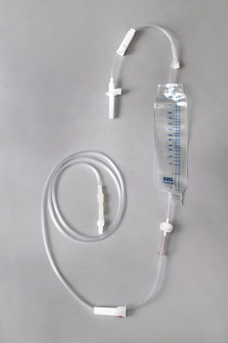 点滴筒付き輸液セット - P120 - BHL-Medical - Yポートコネクター付き