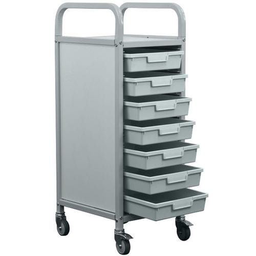 病院用台車 - HI-MK8AB-1S-71 - Handle-iT - 多目的 / 貯蔵 / トレー付き