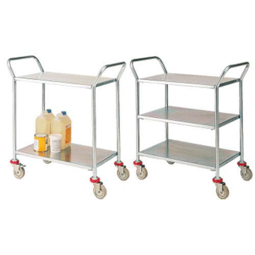 病院用台車 - HI-TT-15-74-GNM - Handle-iT - 飲料用 / ステンレス製 / 2段