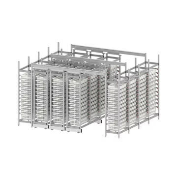 モジュール式シェルフユニット - Viviam Med - かご収納用用 / 容器収納用