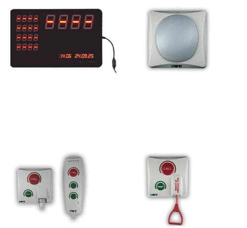 ゾーン警報システム - dwc elektronik - バスルーム用 / 壁面 / 介護施設用