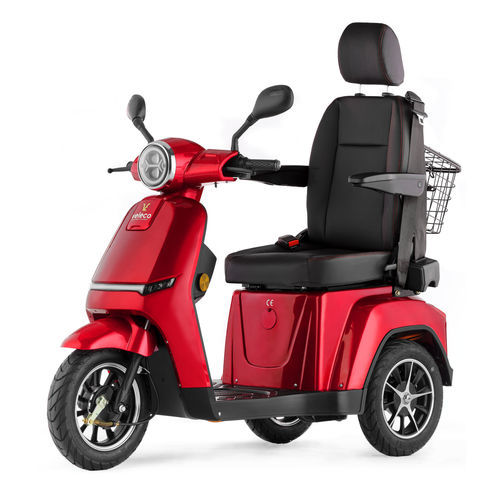 電動体が不自由な方用スクーター - TUR-CAP-LI-RED - Veleco - 3輪 / かご付き