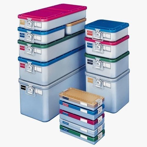 医療器具用滅菌コンテナ - SF-STERILIZATIONC-105 - STERIFAG - 手術器具 / ステンレススチール製 / フィルター付き