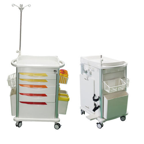 医療用カート - YB–17–02 - Shandong Hongxinyu Medical Technology Co., Ltd. - 薬品用 / 貯蔵 / 治療用