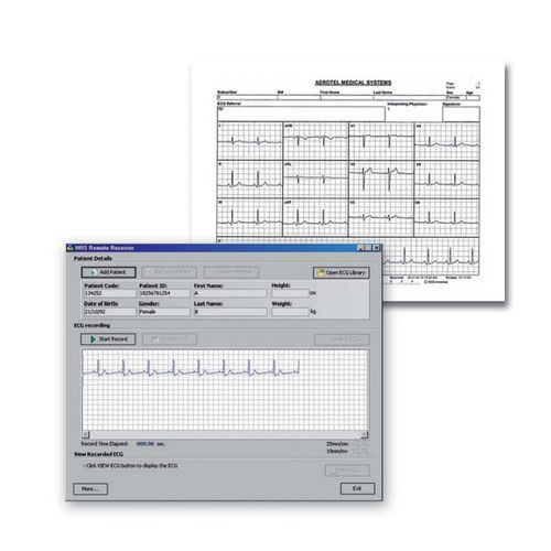 制御ソフト - HRR - Aerotel Medical Systems - 評価 / 病院用 / ECG用
