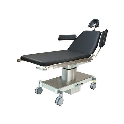 電動式診察台 - SB 5010 ES  - Akrus GmbH & Co.KG - 人間工学デザイン / 2セクション / 黒色