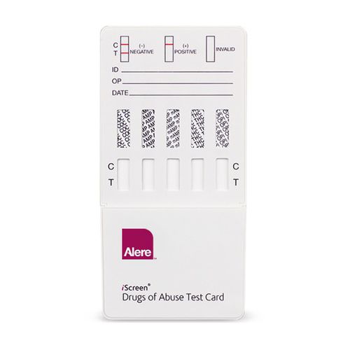 ドラッグ検診用迅速検査キット - Alere iSCREEN® - Abbott - 多薬剤 / 尿用 / カセット
