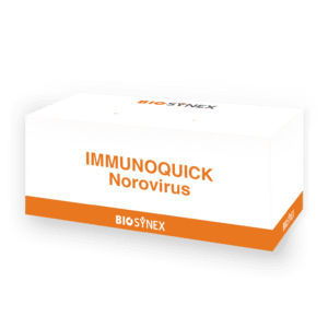 胃腸疾患検査キット - IMMUNOQUICK® - BIOSYNEX - ノロウイルス / 大便 / カセット
