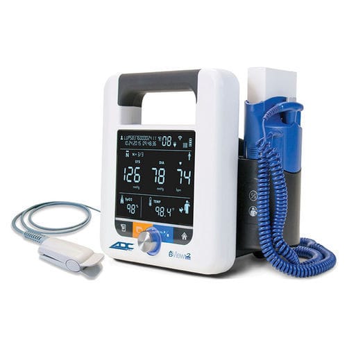 携帯型マルチパラメータモニター - ADC® ADView® 2 - American Diagnostic  - コンパクト / モジュール式 / 温度