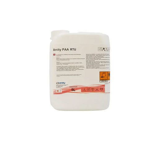 手術器具用消毒剤 - PAA RTU - Amity International - 内視鏡用 / 液体 / 5000ml