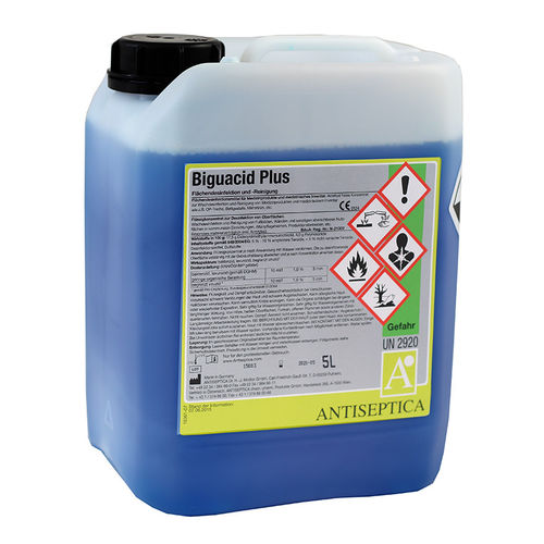 床・表面用消毒剤 - BIGUACID PLUS - ANTISEPTICA - 液体 / 5000ml