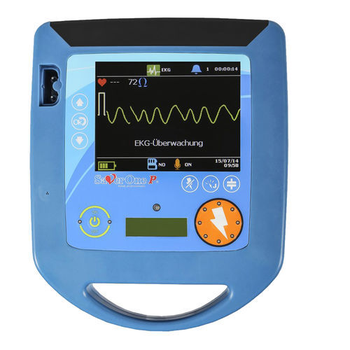 半自動体外式除細動器 - Saver One P - A.M.I. ITALIA - USB / ECGモニター付 / 二相性