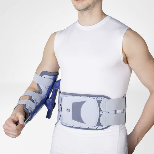肩用スプリント - SecuTec® Omo - Bauerfeind - 肩の回転制限 / 肩関節の外転 / ウエストサポートストラップ付き