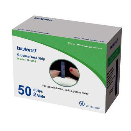 糖尿病用試験紙 - G-423S - Bioland Technology - 血糖 / 血液 / ストリップ