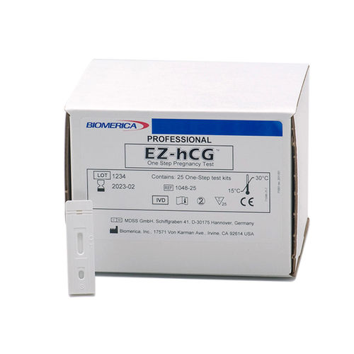 妊娠迅速検査キット - EZ-hCG™ - BIOMERICA  - hCG / 尿用 / 免疫分析