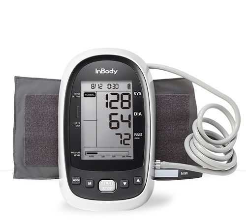 オシロメトリック式電子血圧計 - BPBIO250 - InBody - 自動 / 充電式バッテリー付き / 大人用カフ付