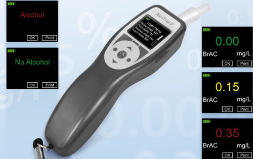 血中アルコール用呼吸モニタ－ - AlcoTrue ® P - Bluepoint MEDICAL - 電子