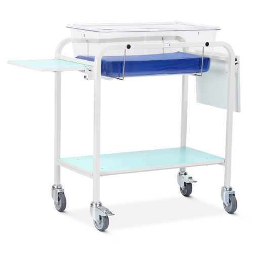 高さ固定タイプ病院用バシネット - BCF series - Bristol Maid Hospital Metalcraft - キャスター付き / 収納付き / 透明