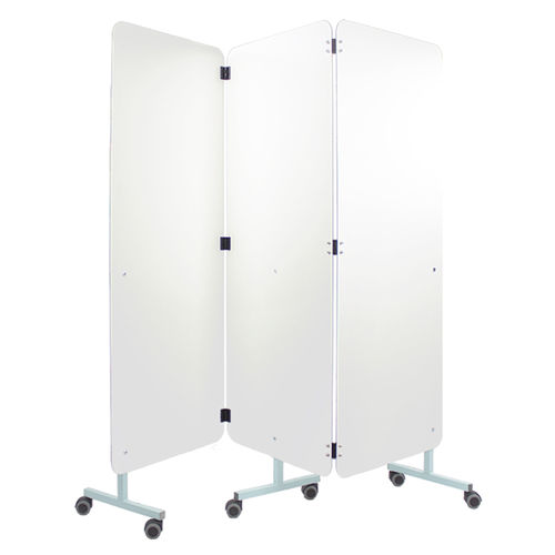 折りたたみ式医療用パーテーション - MS/S3  - Bristol Maid Hospital Metalcraft - 移動型 / 3枚 / 病室用