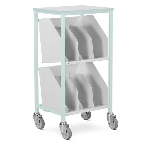 医療用台車 - MRT/FL/S - Bristol Maid Hospital Metalcraft - 医療書類用 / 輸送用 / ステンレス製