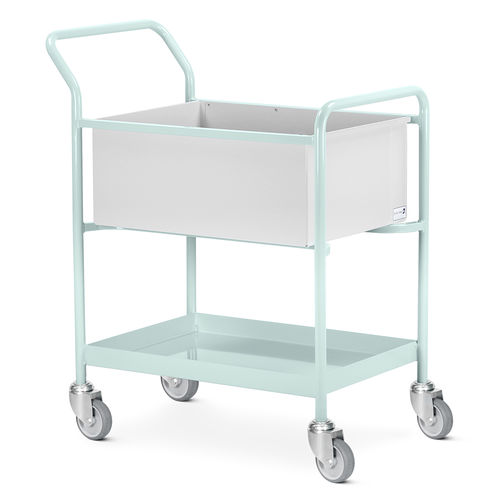 医療用台車 - MRT/TR/1B  - Bristol Maid Hospital Metalcraft - 医療書類用 / 輸送用 / ステンレス製