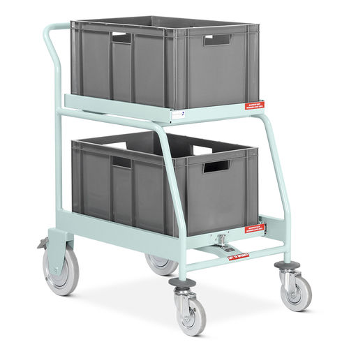 医療用台車 - MRT/TR/2B/EXT  - Bristol Maid Hospital Metalcraft - 医療書類用 / 輸送用 / ステンレス製