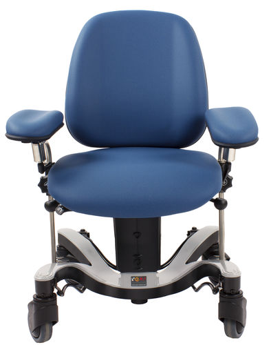 静脈切開検査用アームチェア - 5SS/PHLC/SU/VBLU	 - Bristol Maid Hospital Metalcraft - 空気圧式 / 手動式 / キャスター付き