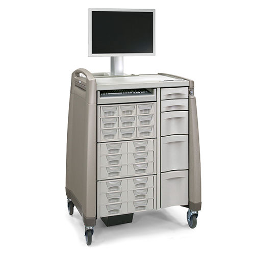 医療用コンピュータ用台車 - Avalo ACMi - Capsa Healthcare - 引き出し付き
