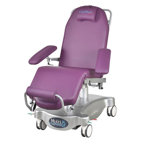 電動式治療用アームチェア - MULTIKA V2 - CARINA  - 3セクション / キャスター付き / 高さ調節可能な