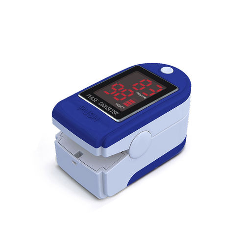 指先パルスオキシメータ - CMS50DL  - Contec Medical Systems - 医療用 / バッテリー式 / 青