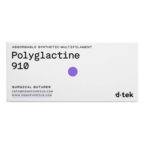 吸収性縫合糸 - PGA - Demophorius Healthcare - 一般手術用 / 3 / 8-0