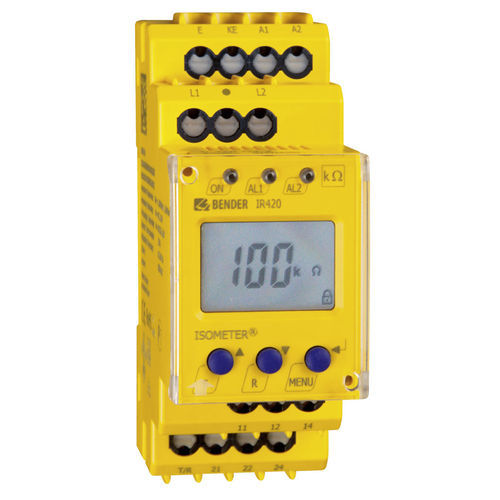 制御モニター - ISOMETER® IR420-D4 - Bender - 電気安全 / 医療ITシステム用 / 自動