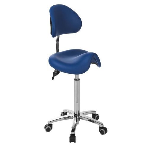 医療施設用スツール - S4671 series - Ecopostural - 高さ調節可能な / 傾斜 / 背もたれ付き