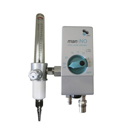 酸素/一酸化窒素ガス混合器 - maniNO - EKU Elektronik - 患者の呼吸用 / チューブ流量計