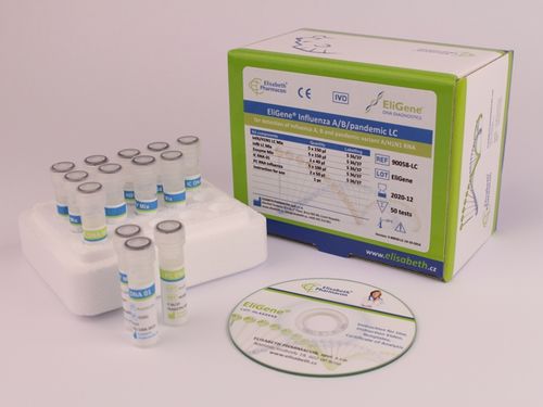 インフルエンザ用検査キット - EG-90058-LC	 - Elisabeth Pharmacon spol  - インフルエンザA型 / インフルエンザB型 / AH1N1