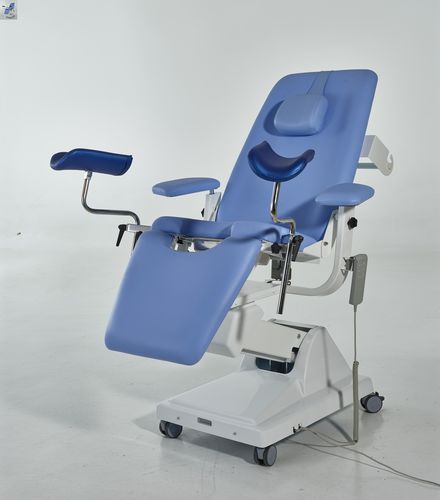 婦人科用検査用アームチェア - Gynex - Euroclinic MediCare Solutions - 電空 / レッグレスト付き / 背もたれ調節可能な