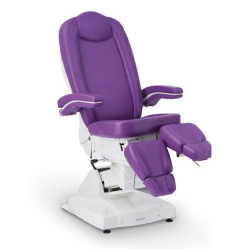 足病治療検査用アームチェア - Mya - Euroclinic MediCare Solutions - 電動式 / 高さ調節可能な / レッグレスト付き