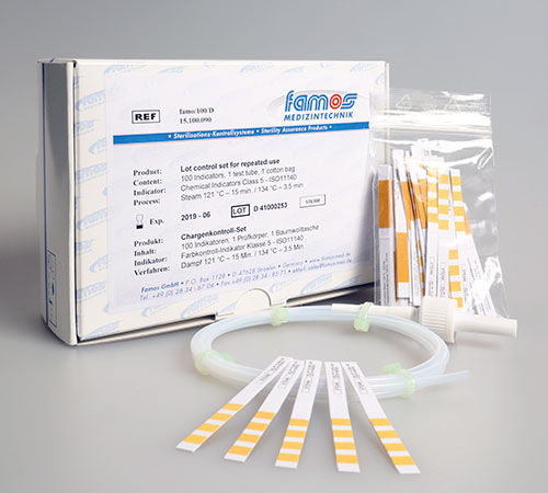 蒸気滅菌用生物指標 - 15.100 series - Famos - 医療用 / 製薬産業用 / 実験用