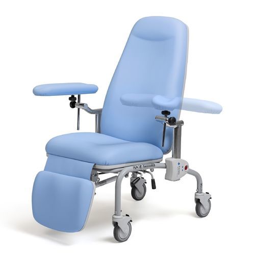 手動式採血用アームチェア - COMFORT - Favero Health Projects - 3セクション / キャスター付き / レッグレスト付き